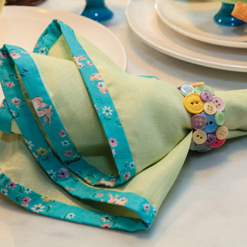 Closeup of napkin